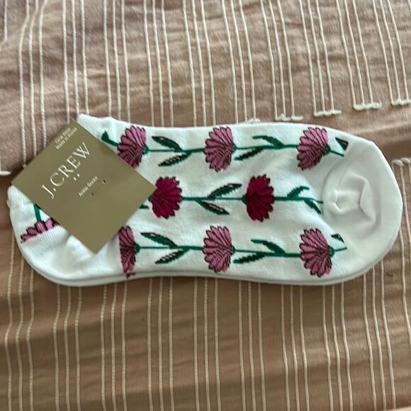 NWT JCREW flowers ankle socks - Picture 1 of 3